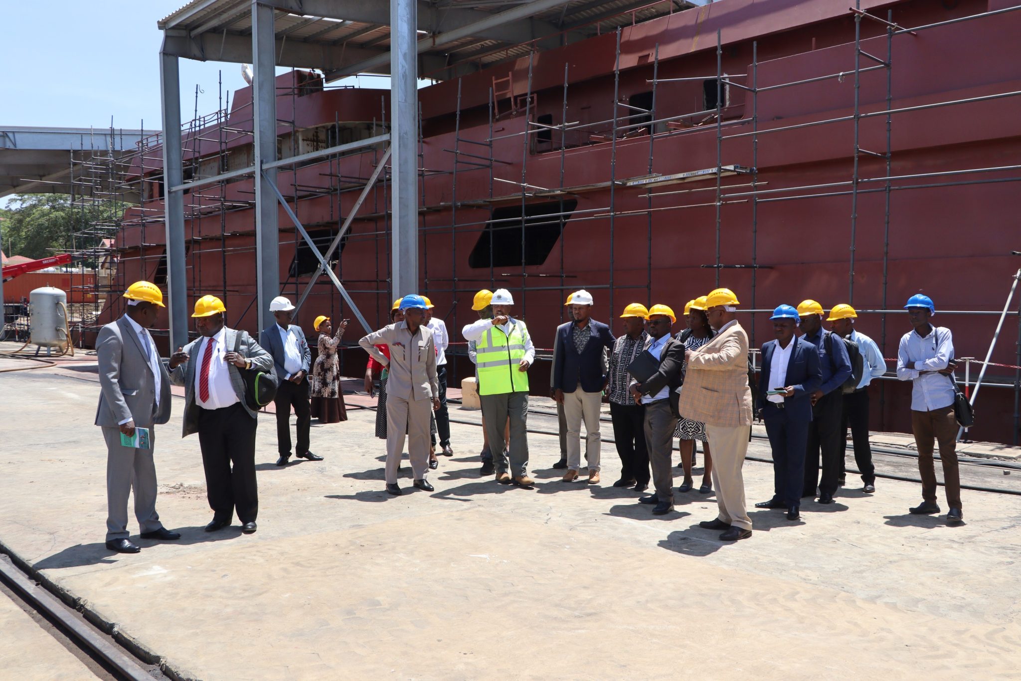 BLUE ECONOMY MULTIAGENCY TEAM VISIT TO KISUMU SHIPYARD Kenya